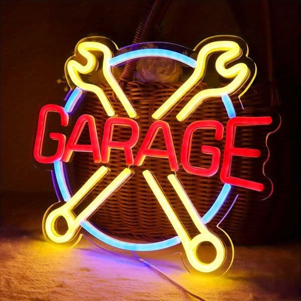 Other Home Decor Neon garage signs store car LED signs used for decorating walls in human caves car repair workshops game rooms parties birthday gifts T240829