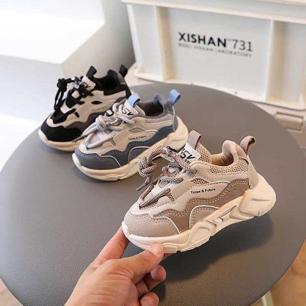 Childrens Sports Kids Sneakers Toddlers Boys Girls Casual Air Mesh Breathable Fashion School Running Shoes New Soft 26L0506