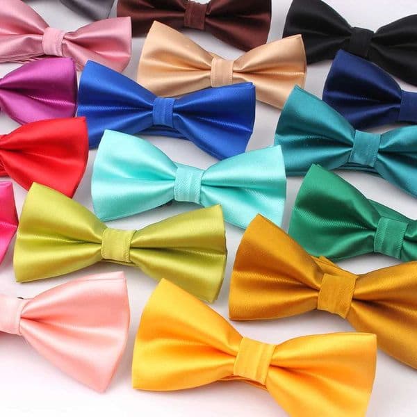 Candy Color Bow Tie Shirts Bowtie For Men Business Wedding Bowknot Adult Solid Bow Ties Butterfly Suits Bowties Y240830