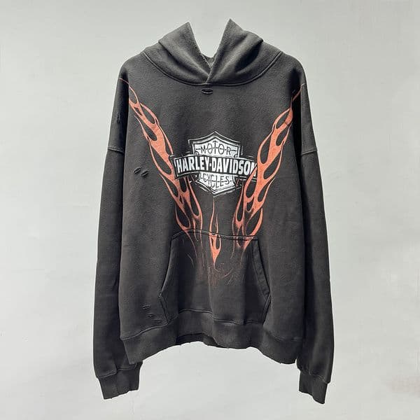 Sweatershirts Men's Hoodie Vintage Hip Hop Funny Print Fashion Streetwear Loose Casual Tops