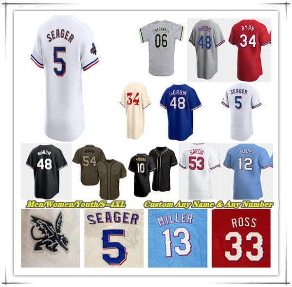 Corey Seager Baseball Jersey Marcus Semien Adolis Garcia Josh Smith Leody Taveras Wyatt Langford Nathaniel Lowe Jonah Heim Nathan Eovaldi Andrew Heaney Rodriguez