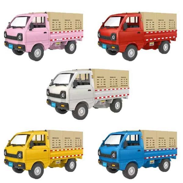 Rc Crawler 1 16 Wpl D12 Remote radio control car Control Electric Toy Rc Car Wuling Hongguang Simulation Drift Climbing Truck LED Light Cargo Childrens Gift
