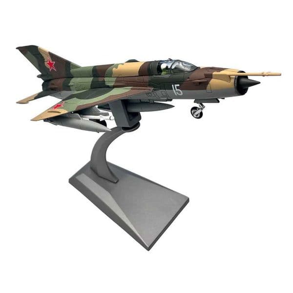 1/72 scale Soviet MiG-21 Fishbed Jet Fighter Aircraft Die Casting Metal Aircraft Model Childrens Gift Toy W240829