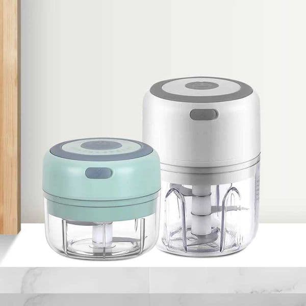 Mini electric garlic grinder chili vegetable chopper 100/250ML wireless portable blender crusher kitchen blender M240830