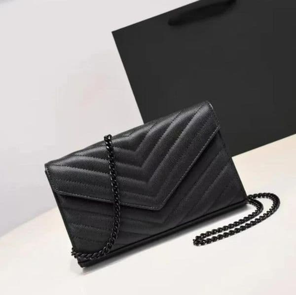 Women Handbags Shoulder Luxurys Designer Bags metal chain gold silver Handbag Genuine Leather Flip cover diagonal Messenger Crossbody Purse with box and dust bag