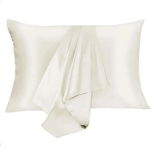 Satin pillowcase hair skin friendly simulated silk pillowcase with envelope suitable for bedroom office living room no pillow 240829