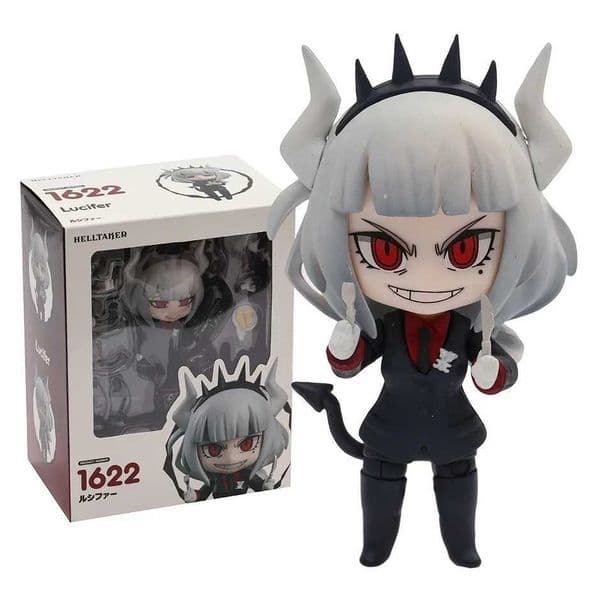 Hellaker Lucifer 1622 PVC action character toy animation Q character set model doll W240828
