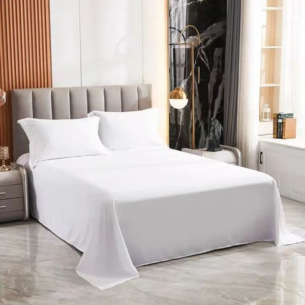 Sheet Single bed sheets excluding pillows washed pure cotton white el bed sheets B B single and twin beds 240830