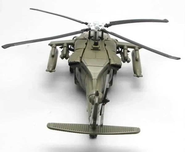 Classic Electronic Sound and Light Eagle Military Helicopter Air Force Aircraft Alloy Model Military Fan Series Model Toy W240830