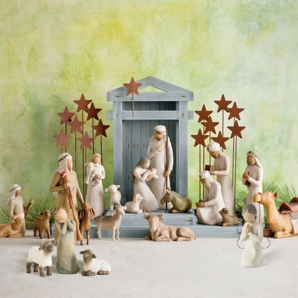 2026 Resin Desktop Ornament For Room Decor Nativity Character Statue Hand Drawn Decoration Christmas Gift 240830 Free Shipping