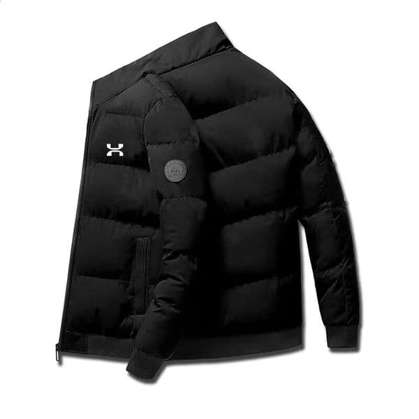 Thick mens outdoor sports turtle neck casual jacket warm and fashionable winter windbreaker down M5XL 240830