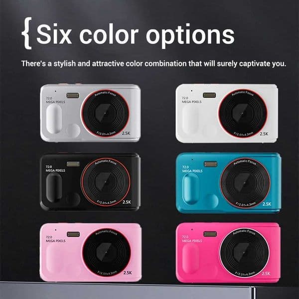 Digital camera 25K video highdefinition camera with 24inch screen and 72MP portable camera suitable for professional photographers for children beginne M240831