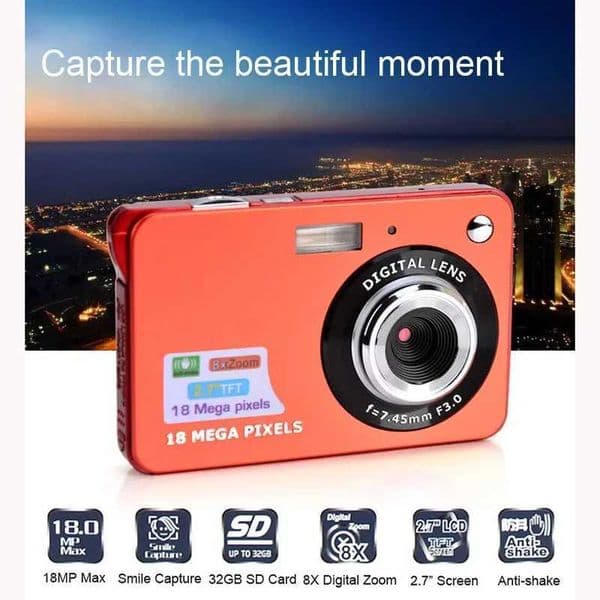 Digital camera 18MP portable night vision camera and support for Sd card anti shake photography M240831
