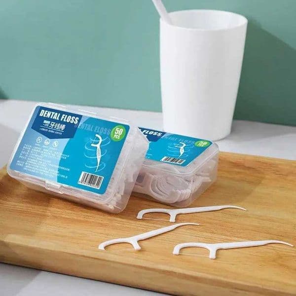 150pcs Dental Floss Ultra-fine Household Cleaning Flat Floss Toothpick Portable Disposable Cleaning Dental Floss PickXJ240830