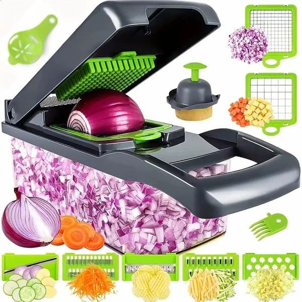 1416 in 1 multifunctional vegetable chopper basket fruit potato carrot grinder tool 240830