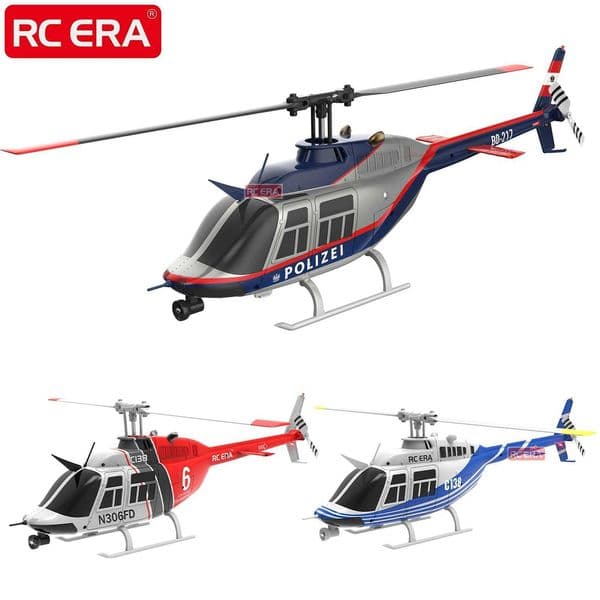 RC ERA Scale C138 BELL206 gyro stabilized accessible RC helicopter for adult remote-controlled aircraft amateur outdoor toys W240830