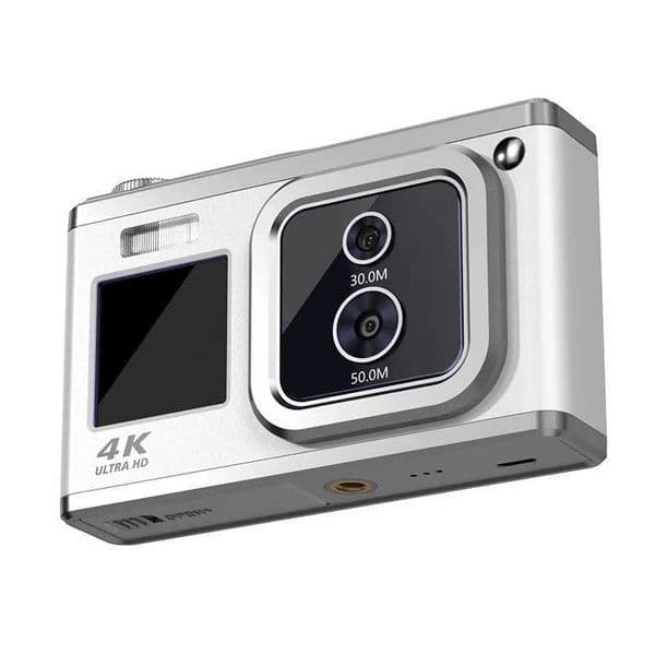 4K digital camera 2.88-inch video camera 50MP16X zoom autofocus gift dual screen selfie for children adults teenagers and students M240831