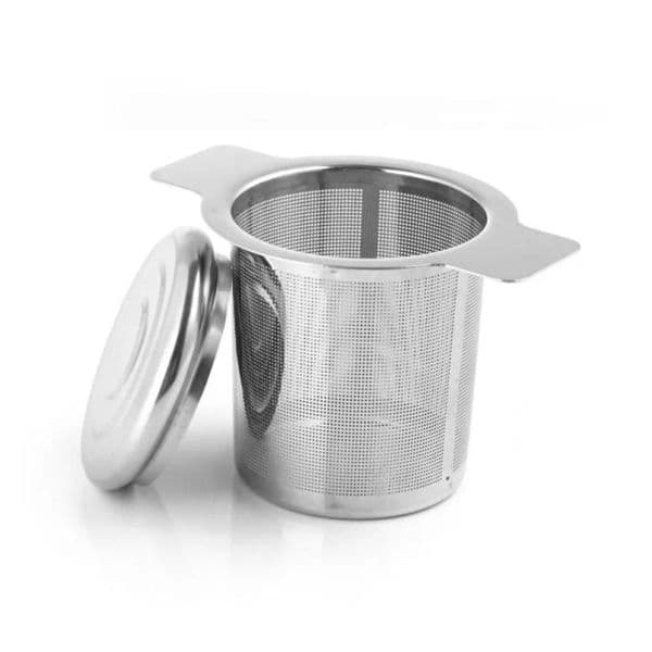 Tea Strainers Stainless Stee Infuser Mesh Basket Strainer Loose Leaf Ss304 Teapot Filter Spice Fine Leak Big With Lid Drop Delivery Dhomf Z 8.31-3