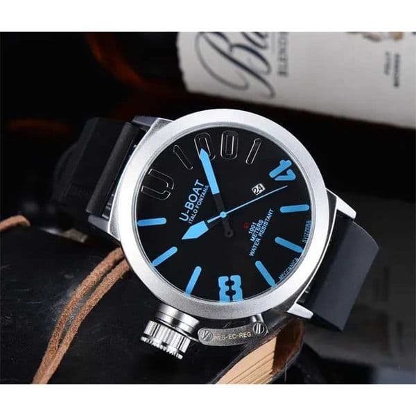 Designer's new style watch Watch U Big Boat three stitches white Case Mens Sports Classic 50mm quartz Top luxury Clock 039