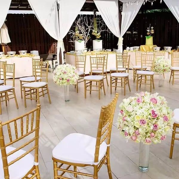 colour may be different with the pictureFactory wholesale Cheap Price acrylic Gold plastics event Wedding Chair Hotel Banquet Chairs For Hall