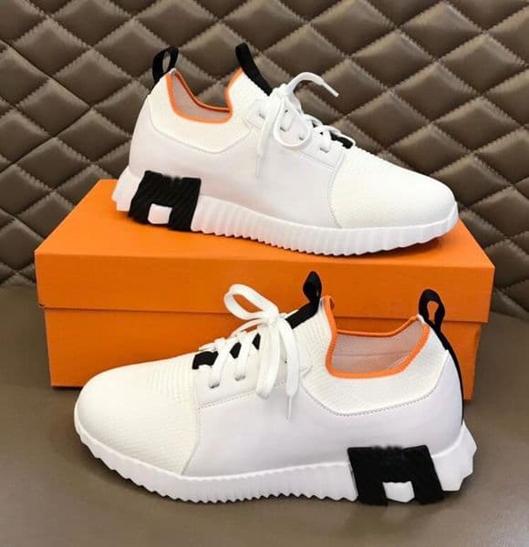 Famous Brand Men's Summer casual sports shoes, breathable fabric top layer with cowhide patchwork EVA original sole, very lightweight, energetic and fashionable style