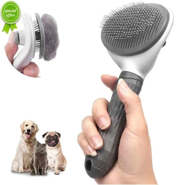New Pet Comb Stainless Steel Needle Comb Dog And Cat Hair Removal Floating Hair Cleaning Beauty Skin Care Tools Pet Dog Cleaning Brush