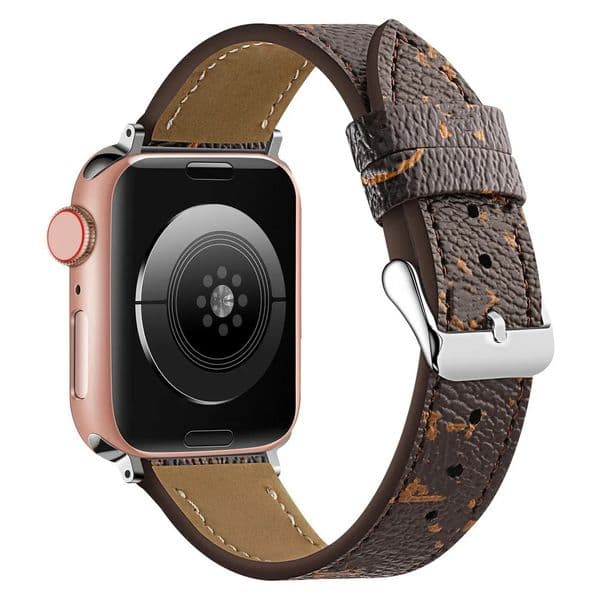 Luxury Watch Band 38 40 41 42 44 45 49 mm Flower Leather Watchs Strap Wristband For Iwatch 8 7 6 5 4 SE Designer Watchbands Q260513