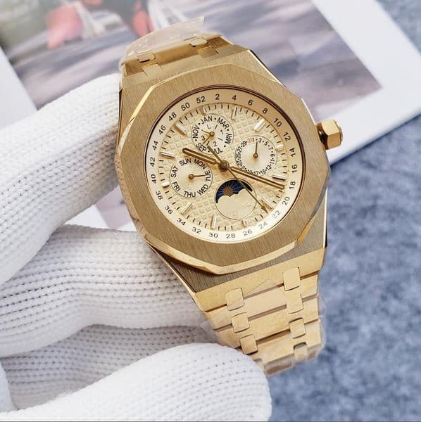 Mens Watch Automatic Designer Fashionable Classic Mens 42MM Watch Multi functional Full Stainless Steel Dial Sapphire Waterproof Watch Montre de Luxe