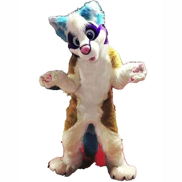 2024 Adult Size Husky Dog Fox Mascot Costume Halloween Christmas Fancy Party Dress CartoonFancy Dress Carnival Unisex Adults Outfit