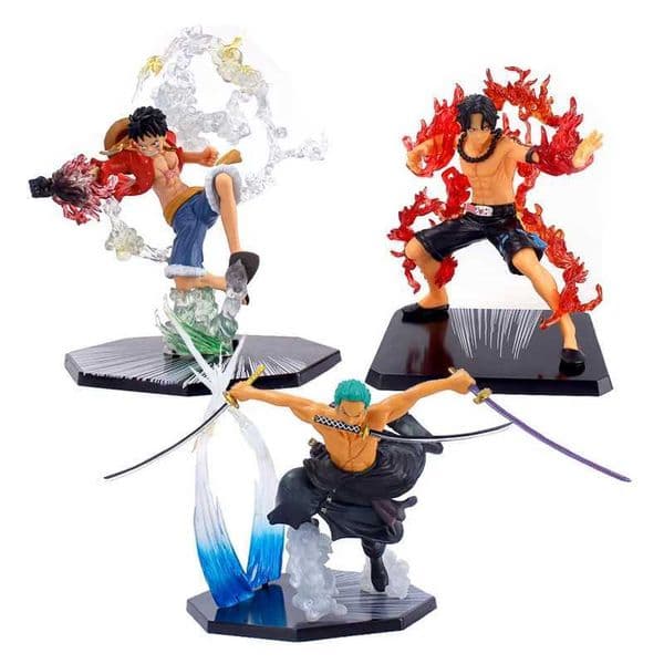 2026 New One Piece Anime D Luffy Roronoa Ace Vinsmoke Sanji Action Figures Dolls PVC Model Collectible Stunt Toy Decoration Gift Toy