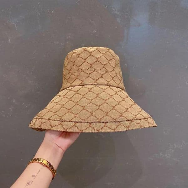 Designers Canvas Bucket Hat Fashion Cowboy Wide Brim Hats Fisherman Classic Caps For Women Mens Large Size Sun Visor