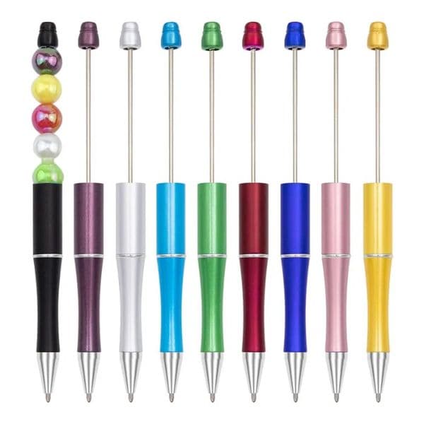 wholesale USA Add A Bead DIY Pen Ballpoint Pens Original Beads Pens Customizable Lamp Work Craft Writing Tool JJ 3.19