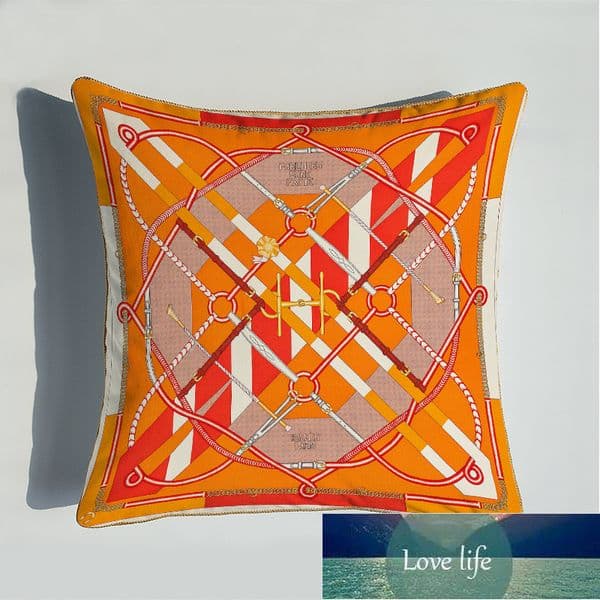 Lux European-Style Light Extravagant Love Horse Style Series Duplex Printing Pillow Cushion Ktv Hotel Sofa Backrest Pillow Cover