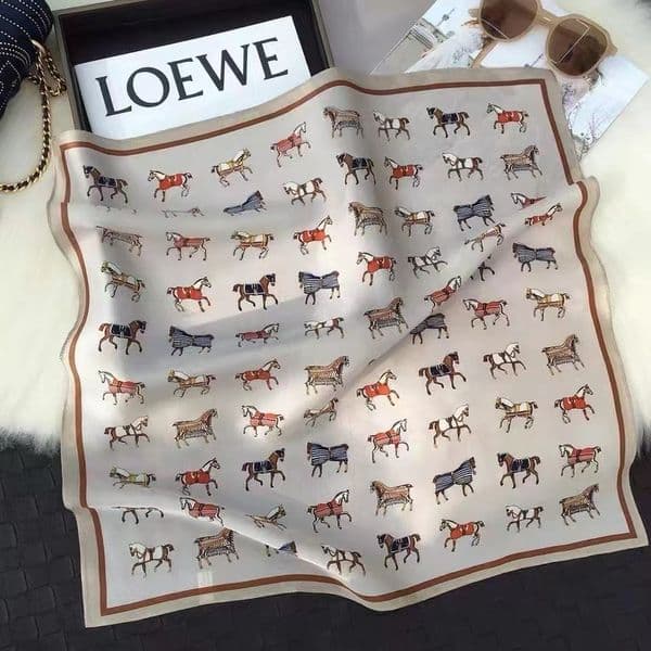 Letters Imitate Designer Print Silk Scarf Headband for Women Fashion Long Bag Scarves Paris Shoulder Tote Lage Ribbon Head Wraps