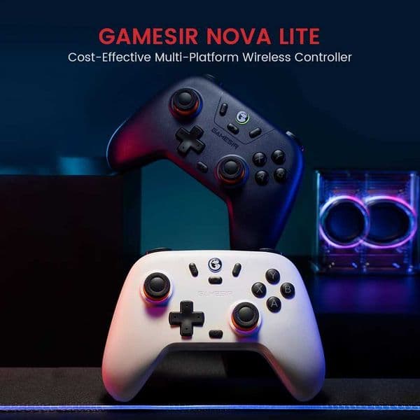 GameSir T4 Nova Lite - Wireless Switch Controller Bluetooth Gamepad with Hall Effect for Nintendo Switch iPhone Android Phone PC T260608