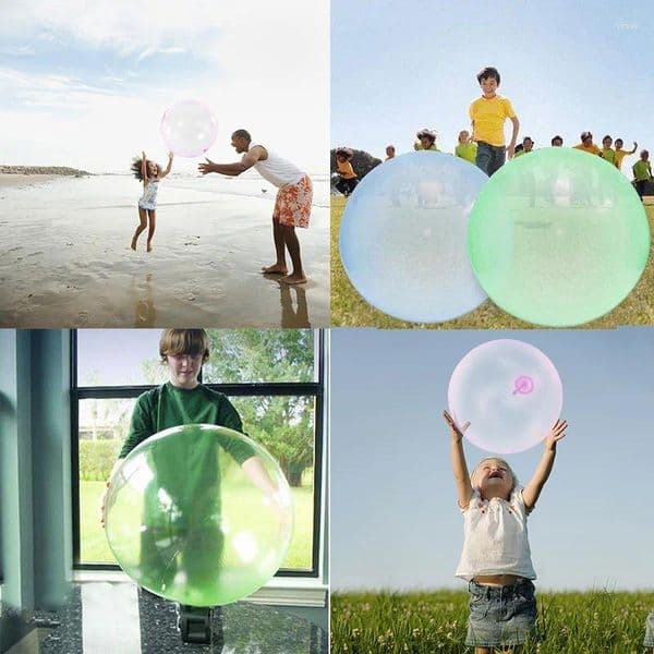 Party Decoration Children Outdoor Soft Air Water Filled Bubble Ball Blow Up Balloon Toy Fun Game Summer Gift For Kids Birthday Favors Oon