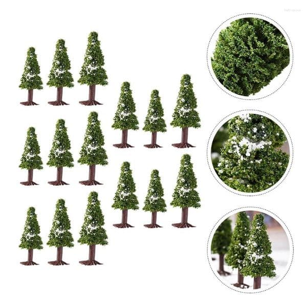 Flowers Pcs Decorative Landscape Scenery Tree Model Christmas Micro Trees S s
