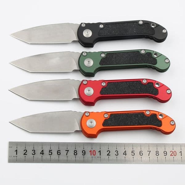 CK LUDT Tactical Knife D2 Stone folding knife Wash Tanto Point Blade CNC Aviation Aluminum Handle Outdoor Camping Hiking Fishing EDC Pocket Knives