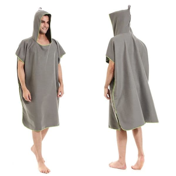 Designer Towel Microfiber Hooded Towel Men Women For Swim Beach Travel Quick Dry Changing Robe Cape Bath Bathrobe h Surf Poncho Sauna Playa 240308 Luxury Bath