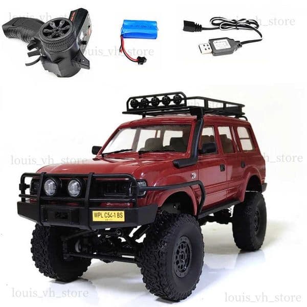 Electric/RC Car WPL RC Car 4WD Radio Control Off-Road Car RTR KIT Rock Crler Electric Buggy Moving Machine C54 B24 B16 C24 B36 Assembly T240328 W260225