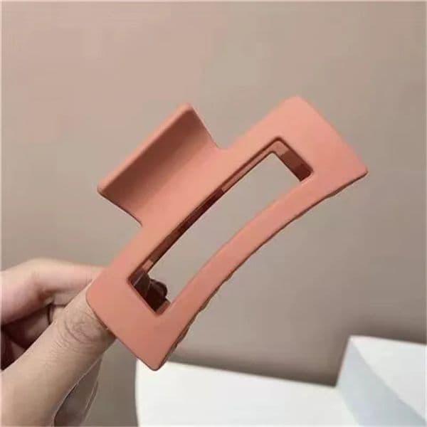 Korean Ins Hair Grab Square Clip Headdress Hair Clip Back Head Spoon Simple Temperament Large Grab Clip Bath Shark Clip Tocado Con Clip Cuadrado Wholesale