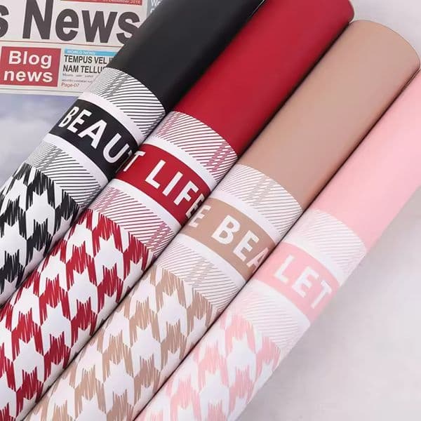 Wrapping Paper Designer Waterproof Rist Bouquet Supplies Wer Packaging Accessories For DIY Craft Gift X 22.8 Inch 20 Sheets Per Pack Ph87