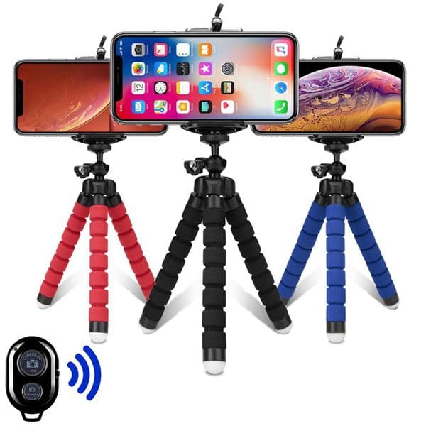 Tripods new Tripod For 2025 Phone Mobile Camera Holder Clip Smartphone Monopod Tripe Stand Octopus Mini Tripod Stativ For Phone