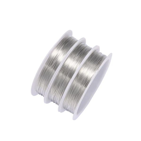 1 Roll Sturdy Gold Alloy 2025 Copper Wire Dia 0.2 0.3 0.4 0.5 new 0.6 0.7 0.8 1 mm Thread Metal String Wire For DIY Beads Jewelry Making