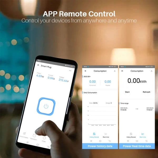 eWelink WiFi Smart Plug,16A Brazil Power Socket Outlet Smart Life With Power Monitor Timing Works With Alexa Echo Google Home