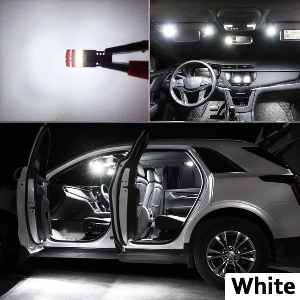 8Pcs Canbus LED Interior Light Bulb Kit For Peugeot 4007 2007-2009 2010 2011 2012 2013 Car Accessories Reading Dome Trunk Lamp