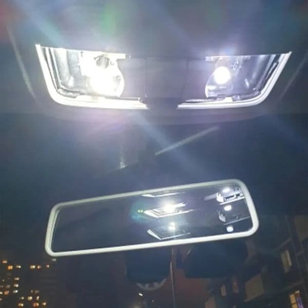 10 PCS T10 W5W LED Canbus Bulb 194 168 7020 Cob 2SMD Car Interior Lights Reading Lamp Wedge Bulb White Error Free