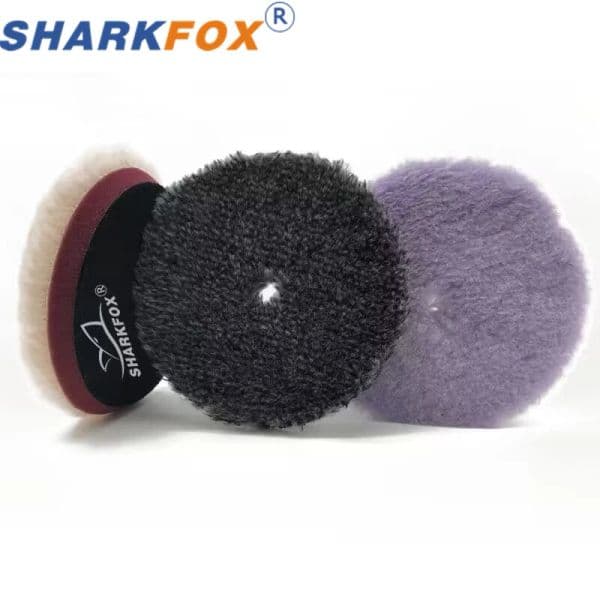 5/6 2025 Inch (125mm/150mm)Mix Color Wool Polishing Pad High Density Lambs new Woollen Polish Buffing Pad Car Polisher Buffing Waxing