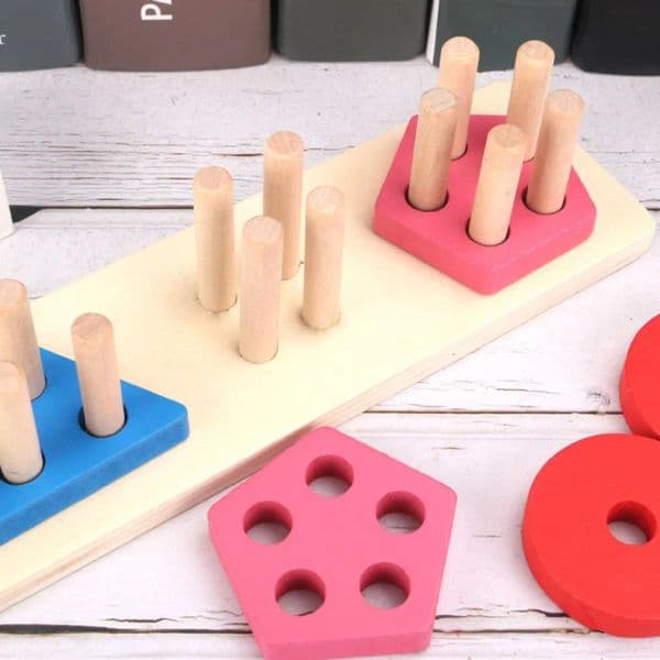Luxury Designer Decor Montessori 1 2 3 Year Old Boys Girls Wooden Sorting & Stacking For Toddlers And Kids Educational Toys Decoration room