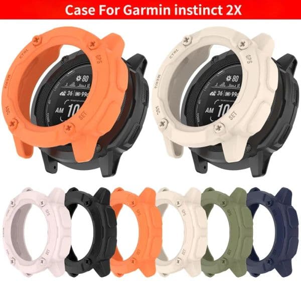 Protector Case For Garmin instinct 2X Smartwatch Protective Bumper Silicone Soft Cover Shell Accessories(Not for instinct )